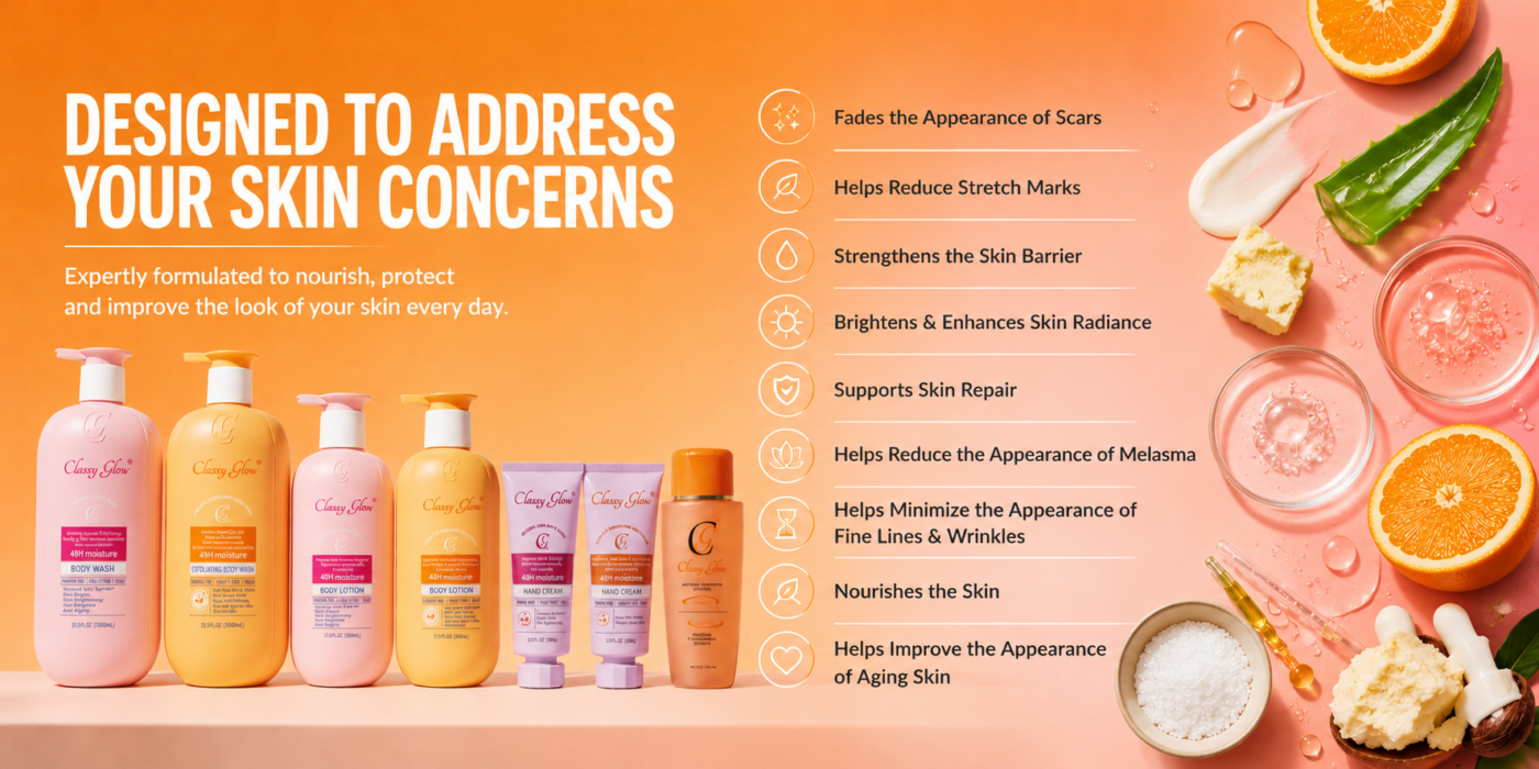 classy glow skin concerns