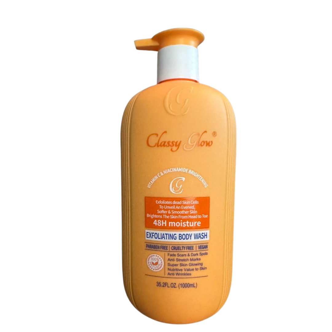 Classy Glow Vitamin C + Niacinamide Brightening & Exfoliating Body Wash - Image 2